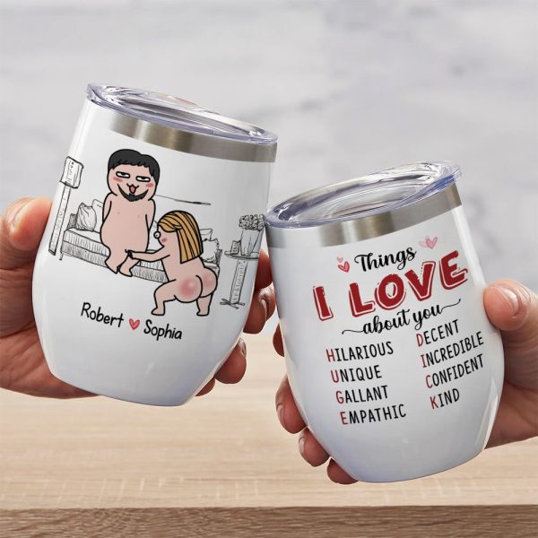 Things I Love About You - Personalized Couple Tumbler - Gift For Tumbler Things I Love About You - Personalized Couple Tumbler - Gift For Tumbler