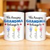 This Amazing Grandma Belongs To, Handprints - Personalized Custom Coffee Mug - GRM067_MG This Amazing Grandma Belongs To, Handprints - Personalized Custom Coffee Mug - GRM067_MG