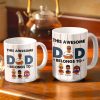 This Awesome Dad Belongs To - Funny, Birthday Gift For Father, Husband - Personalized Custom White Edge-to-Edge Mug This Awesome Dad Belongs To - Funny, Birthday Gift For Father, Husband - Personalized Custom White Edge-to-Edge Mug
