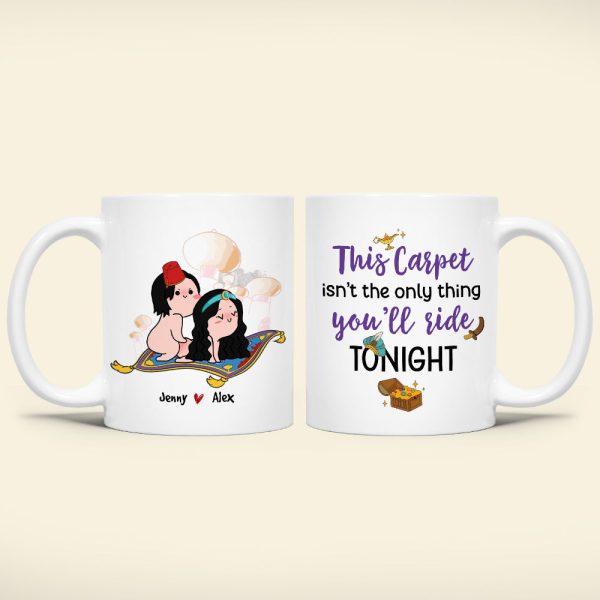 This Carpet Isn't The Only Thing You'll Ride Tonight, Personalized Couple Mug This Carpet Isn't The Only Thing You'll Ride Tonight, Personalized Couple Mug