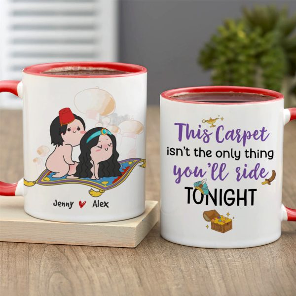This Carpet Isn't The Only Thing You'll Ride Tonight, Personalized Couple Mug This Carpet Isn't The Only Thing You'll Ride Tonight, Personalized Couple Mug