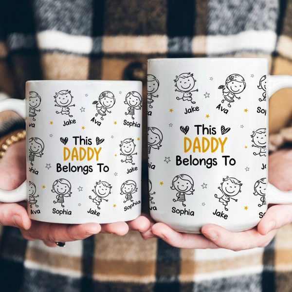 This Dad Mom Belongs To - Personalized Mug This Dad Mom Belongs To - Personalized Mug