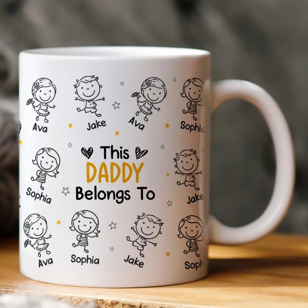 This Dad Mom Belongs To - Personalized Mug This Dad Mom Belongs To - Personalized Mug