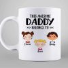 This Dad Mom Belongs To Cute Kid Face Personalized Coffee Mug