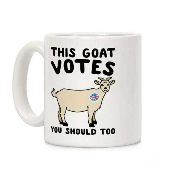 This Goat Votes Coffee Mug This Goat Votes Coffee Mug