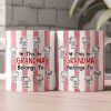 This Grandma Belongs To Doodle Watercolor - Personalized Mug This Grandma Belongs To Doodle Watercolor - Personalized Mug
