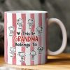 This Grandma Belongs To Doodle Watercolor - Personalized Mug This Grandma Belongs To Doodle Watercolor - Personalized Mug
