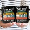 This Guy Has The Best Daughter Son - Personalized Black Mug This Guy Has The Best Daughter Son - Personalized Black Mug