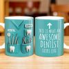 This Is What An Awesome Dentist Looks Like, Arrow and Text - Personalized Custom Coffee Mug - GRAD312_MG This Is What An Awesome Dentist Looks Like, Arrow and Text - Personalized Custom Coffee Mug - GRAD312_MG