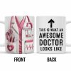 This Is What An Awesome Doctor Looks Like, Medical Coat and Stethoscope - Personalized Custom Coffee Mug - DOC010_MG This Is What An Awesome Doctor Looks Like, Medical Coat and Stethoscope - Personalized Custom Coffee Mug - DOC010_MG