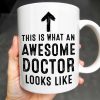 This Is What An Awesome Doctor Looks Like, Medical Coat and Stethoscope - Personalized Custom Coffee Mug - DOC010_MG This Is What An Awesome Doctor Looks Like, Medical Coat and Stethoscope - Personalized Custom Coffee Mug - DOC010_MG