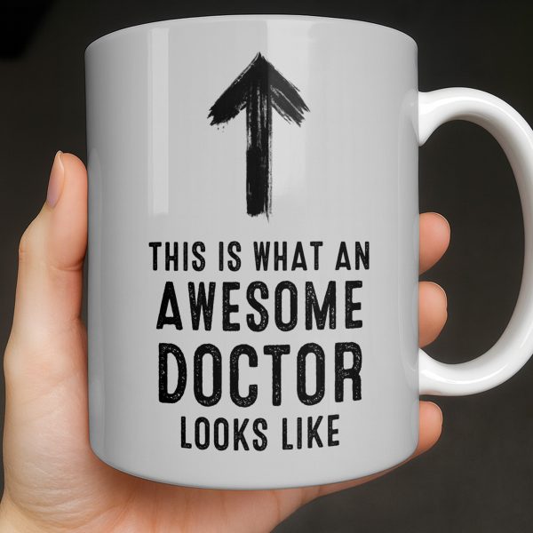 This Is What An Awesome Doctor Looks Like Stethoscope Design - Personalized Custom Coffee Mug - DOC097_MG This Is What An Awesome Doctor Looks Like Stethoscope Design - Personalized Custom Coffee Mug - DOC097_MG