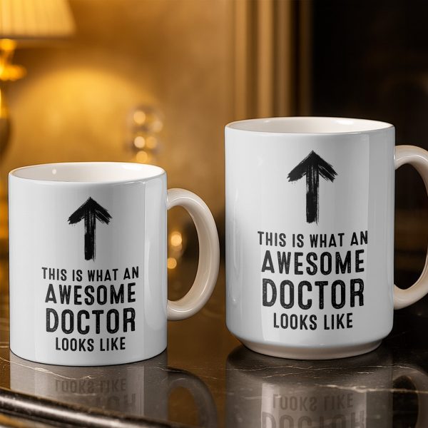This Is What An Awesome Doctor Looks Like Stethoscope Design - Personalized Custom Coffee Mug - DOC097_MG This Is What An Awesome Doctor Looks Like Stethoscope Design - Personalized Custom Coffee Mug - DOC097_MG