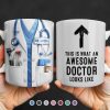 This Is What An Awesome Doctor Looks Like Stethoscope Design - Personalized Custom Coffee Mug - DOC097_MG This Is What An Awesome Doctor Looks Like Stethoscope Design - Personalized Custom Coffee Mug - DOC097_MG
