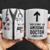 This Is What An Awesome Doctor Looks Like Stethoscope Design - Personalized Custom Coffee Mug - DOC097_MG This Is What An Awesome Doctor Looks Like Stethoscope Design - Personalized Custom Coffee Mug - DOC097_MG