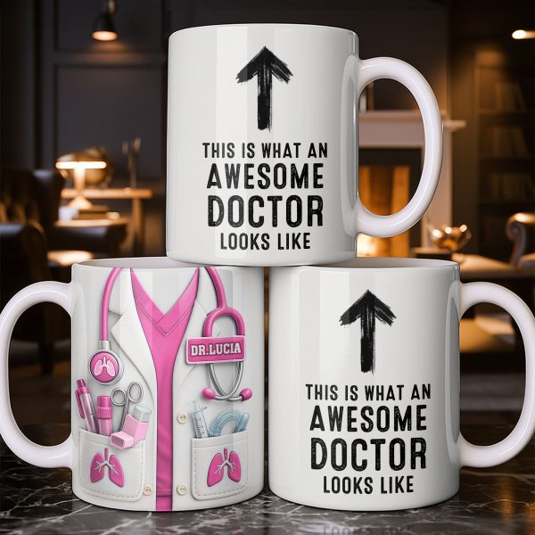 This Is What An Awesome Doctor Looks Like Stethoscope Mug - Personalized Custom Coffee Mug - DOC091_MG This Is What An Awesome Doctor Looks Like Stethoscope Mug - Personalized Custom Coffee Mug - DOC091_MG