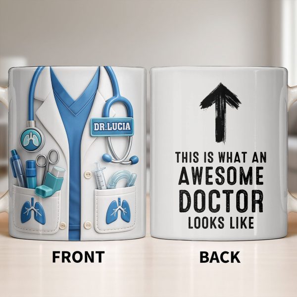 This Is What An Awesome Doctor Looks Like Stethoscope Mug - Personalized Custom Coffee Mug - DOC091_MG This Is What An Awesome Doctor Looks Like Stethoscope Mug - Personalized Custom Coffee Mug - DOC091_MG