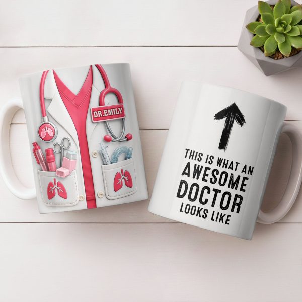 This Is What An Awesome Doctor Looks Like Stethoscope Mug - Personalized Custom Coffee Mug - DOC091_MG This Is What An Awesome Doctor Looks Like Stethoscope Mug - Personalized Custom Coffee Mug - DOC091_MG