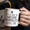 This Is What An Awesome Pharmacist Looks Like, Pharmacy Tools And Text - Personalized Custom Coffee Mug - GRAD308_MG This Is What An Awesome Pharmacist Looks Like, Pharmacy Tools And Text - Personalized Custom Coffee Mug - GRAD308_MG