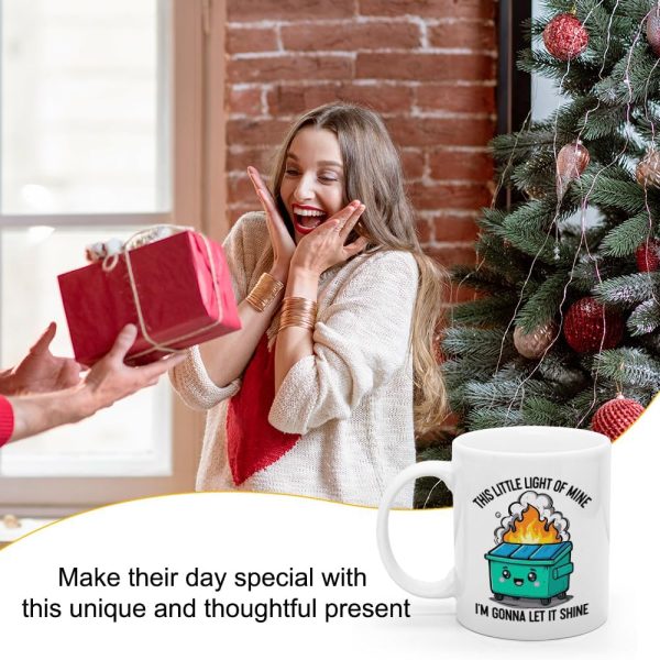 This Little Light Of Mine I'm Gonna Let It Shine Coffee Mug, Inspirational Gift for Women Men, Birthday Christmas Gift for Friend Coworker This Little Light Of Mine I'm Gonna Let It Shine Coffee Mug, Inspirational Gift for Women Men, Birthday Christmas Gift for Friend Coworker