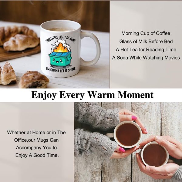 This Little Light Of Mine I'm Gonna Let It Shine Coffee Mug, Inspirational Gift for Women Men, Birthday Christmas Gift for Friend Coworker This Little Light Of Mine I'm Gonna Let It Shine Coffee Mug, Inspirational Gift for Women Men, Birthday Christmas Gift for Friend Coworker
