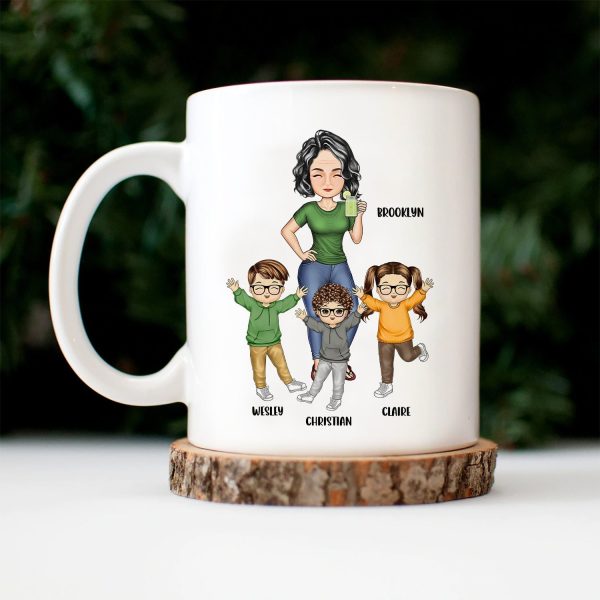 This Mug Belongs To - Gift For Mom, Mother, Grandma, Grandmother - Personalized Mug