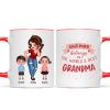 This Mug Belongs To The World Best Grandma Personalized Mug