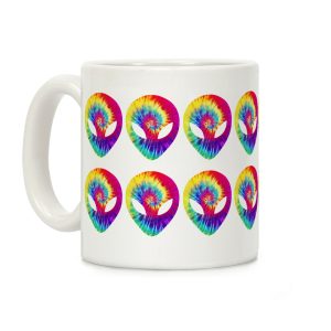 Tie Dye Alien Coffee Mug