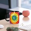 Tie Dye Coffee Mug Funny Ceramic Mug, Novelty Gift Idea for Friends Coworkers, Cool Coffee Cup for Home Office Kitchen Decor Tie Dye Coffee Mug Funny Ceramic Mug, Novelty Gift Idea for Friends Coworkers, Cool Coffee Cup for Home Office Kitchen Decor