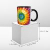 Tie Dye Coffee Mug Funny Ceramic Mug, Novelty Gift Idea for Friends Coworkers, Cool Coffee Cup for Home Office Kitchen Decor Tie Dye Coffee Mug Funny Ceramic Mug, Novelty Gift Idea for Friends Coworkers, Cool Coffee Cup for Home Office Kitchen Decor