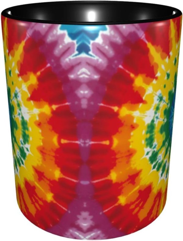 Tie Dye Coffee Mug Funny Ceramic Mug, Novelty Gift Idea for Friends Coworkers, Cool Coffee Cup for Home Office Kitchen Decor Tie Dye Coffee Mug Funny Ceramic Mug, Novelty Gift Idea for Friends Coworkers, Cool Coffee Cup for Home Office Kitchen Decor