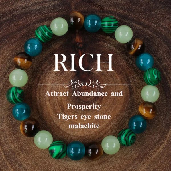 Tiger Eye Natural Stone Beaded Bracelet Tiger Eye Natural Stone Beaded Bracelet
