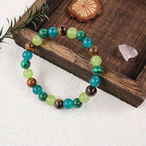 Tiger Eye Natural Stone Beaded Bracelet Tiger Eye Natural Stone Beaded Bracelet