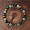 Tiger Eye Natural Stone Beaded Bracelet Tiger Eye Natural Stone Beaded Bracelet