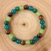 Tiger Eye Natural Stone Beaded Bracelet Tiger Eye Natural Stone Beaded Bracelet