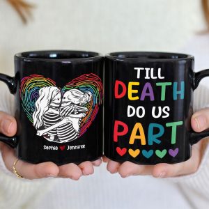 Till Death Do Us Part- Gift For Couple-Personalized Coffee Mug