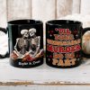 Till Your Unsolvable Murder Do Us Part, Couple Gift, Personalized Mug, Skull Couple Mug Till Your Unsolvable Murder Do Us Part, Couple Gift, Personalized Mug, Skull Couple Mug