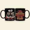 Till Your Unsolvable Murder Do Us Part, Couple Gift, Personalized Mug, Skull Couple Mug Till Your Unsolvable Murder Do Us Part, Couple Gift, Personalized Mug, Skull Couple Mug