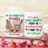 Tis' The Season To Be Naughty Personalized Couple Coffee Mug, Christmas Gift For Couple Tis' The Season To Be Naughty Personalized Couple Coffee Mug, Christmas Gift For Couple
