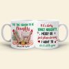Tis' The Season To Be Naughty Personalized Couple Coffee Mug, Christmas Gift For Couple Tis' The Season To Be Naughty Personalized Couple Coffee Mug, Christmas Gift For Couple