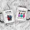 To Dad My Children Having You As Their Grandpa Back View Family Personalized Mug, Gift For Dad