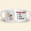 To Do List-Personalized Coffee Mug-Gift For Couples- Funny Couple Mug To Do List-Personalized Coffee Mug-Gift For Couples- Funny Couple Mug
