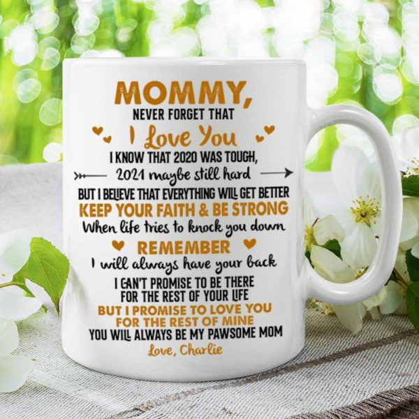 To Dog Mom Never Forget That I Love You - Personalized Mug To Dog Mom Never Forget That I Love You - Personalized Mug