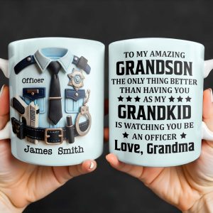 To My Amazing Grandson, The Only Thing Better Than Having You As My Grandkid - Personalized Custom Coffee Mug - OFC021_MG