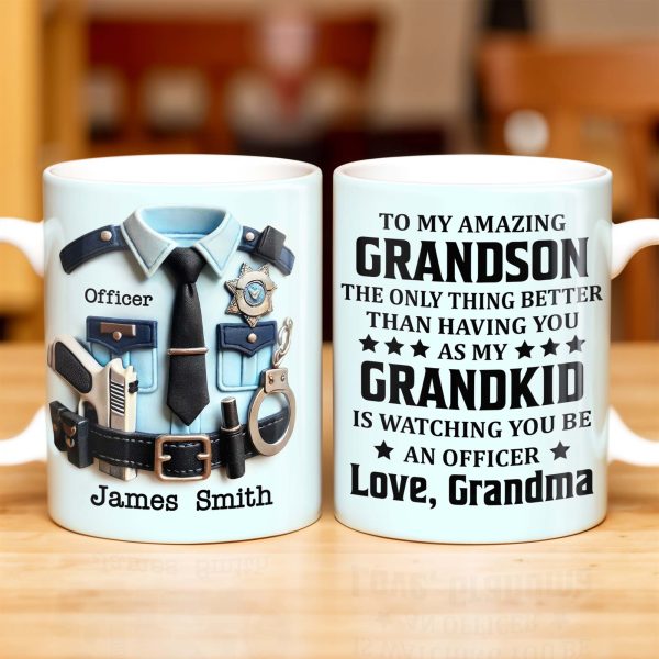 To My Amazing Grandson, The Only Thing Better Than Having You As My Grandkid - Personalized Custom Coffee Mug - OFC021_MG To My Amazing Grandson, The Only Thing Better Than Having You As My Grandkid - Personalized Custom Coffee Mug - OFC021_MG