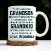To My Amazing Grandson, The Only Thing Better Than Having You As My Grandkid - Personalized Custom Coffee Mug - OFC021_MG To My Amazing Grandson, The Only Thing Better Than Having You As My Grandkid - Personalized Custom Coffee Mug - OFC021_MG