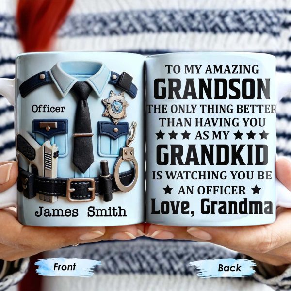 To My Amazing Grandson, The Only Thing Better Than Having You As My Grandkid - Personalized Custom Coffee Mug - OFC021_MG To My Amazing Grandson, The Only Thing Better Than Having You As My Grandkid - Personalized Custom Coffee Mug - OFC021_MG