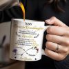 To My Beautiful Granddaughter, Remember How Far You Have Come, Flowers And Heart - Personalized Custom Coffee Mug - GDT309_MG To My Beautiful Granddaughter, Remember How Far You Have Come, Flowers And Heart - Personalized Custom Coffee Mug - GDT309_MG