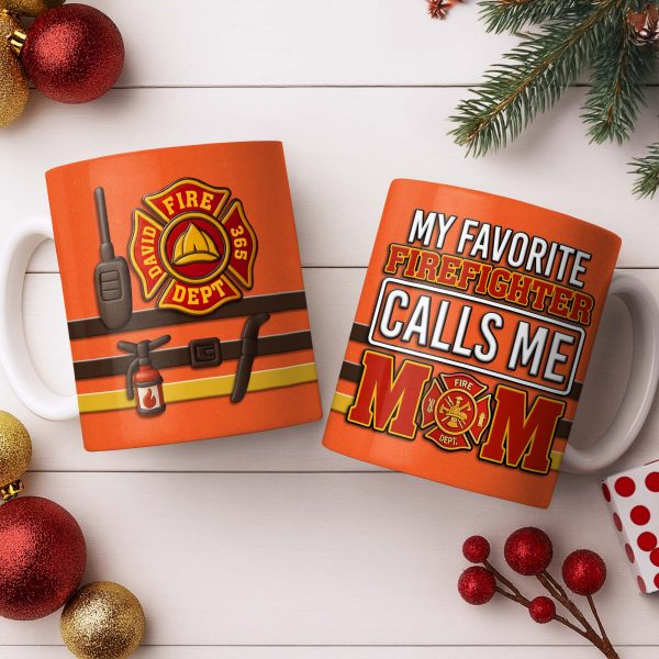To My Beloved, 365 Days Of Bravery, Firefighter Pride - Personalized Custom Coffee Mug - MOM132_MG To My Beloved, 365 Days Of Bravery, Firefighter Pride - Personalized Custom Coffee Mug - MOM132_MG