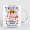 To My Bestie Doll Girls Sitting On Pumpkin Fall Season Best Friends Personalized Mug